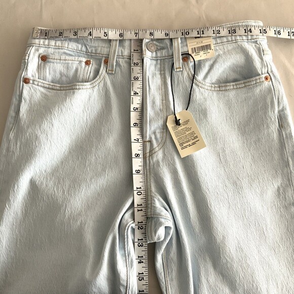 Levi’s Premium Jeans Size 30 Light Blue Wedgie Straight High Rise - Picture 5 of 12